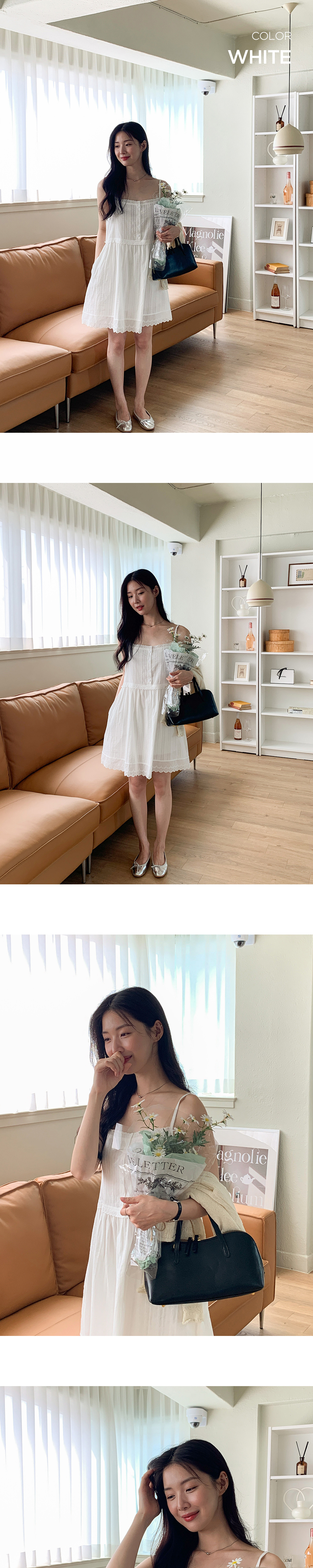 ビンテージ風レースキャミワンピース | レディースファッション