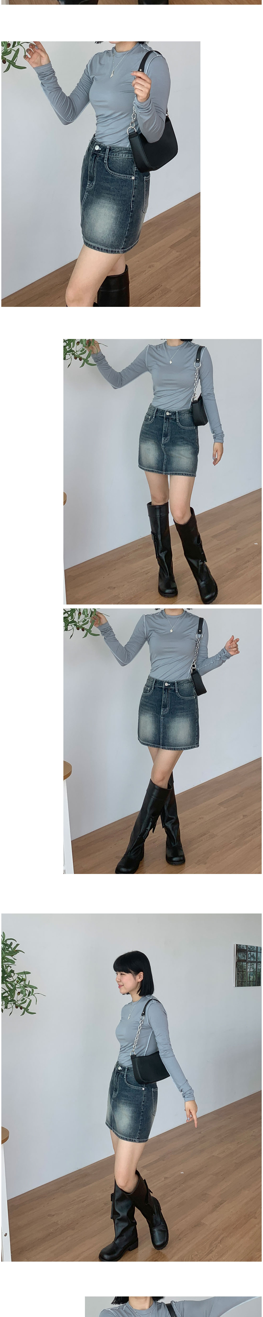 【OURDAYZ】マルチウェイウォッシングデニムスカート 洗える】ウスカルデニム スカート （デニムスカート）｜L size