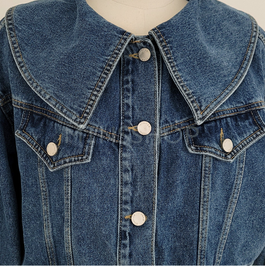 セーラーカラー　デニムジャケット セーラーカラーデニムジャケット Z00278 | .toffee