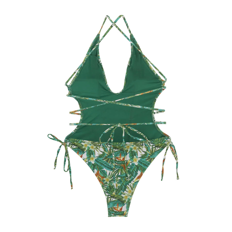 birdwell 緑色の水着 ボタン付き ドローコード birdwell 緑色の水着 ボタン付き ドローコード bo26-code_green