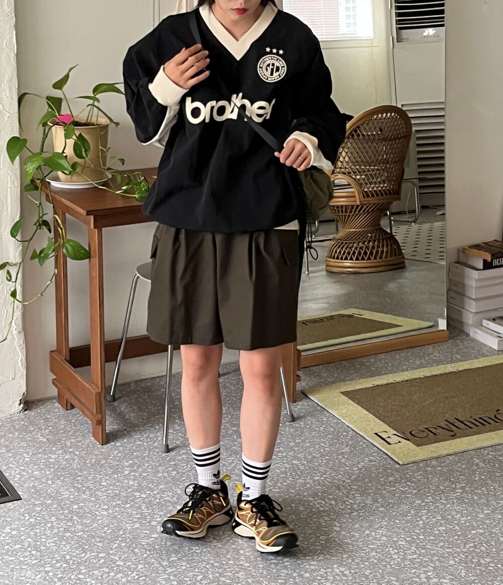 brother配色ナイロンスウェット | レディースファッション通販 - DHOLIC