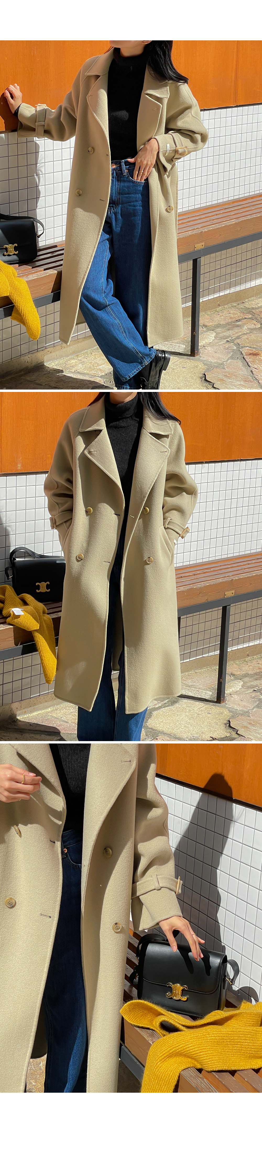 カシミヤ混タートルネックリブニット | レディースファッション