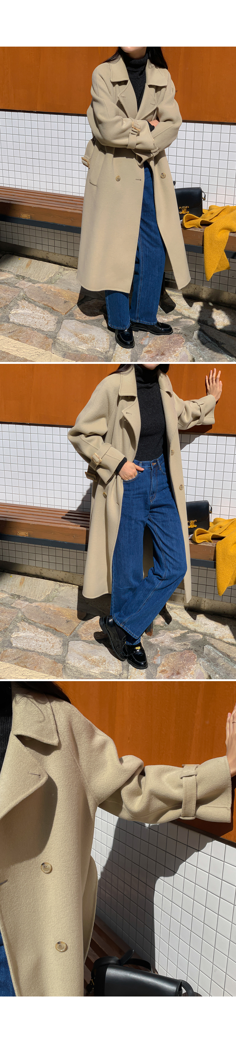 カシミヤ混タートルネックリブニット | レディースファッション
