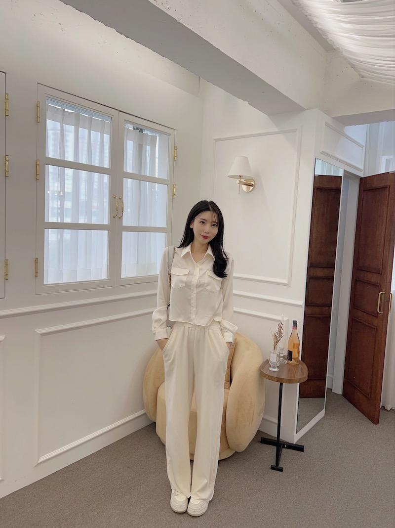 ポケットサテンシャツ | レディースファッション通販 - DHOLIC