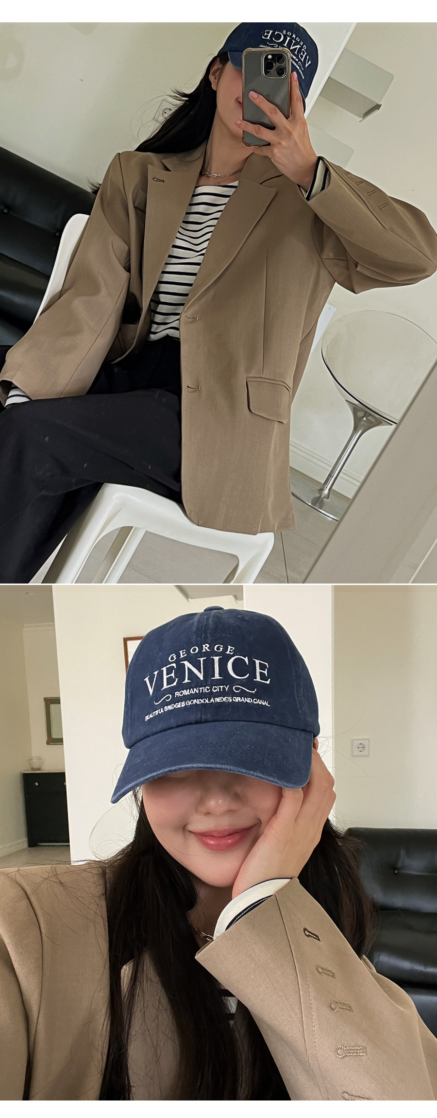 VENICEレタリング刺繍キャップ | レディースファッション通販