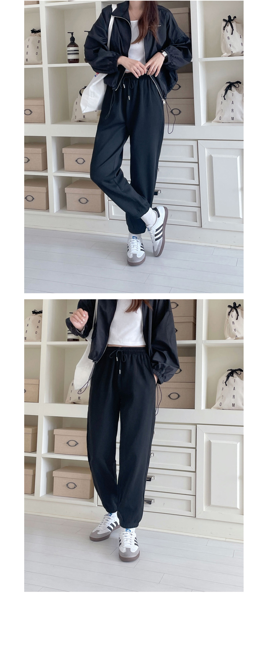 ☺️新品未開封☺️ECHOES OF DUALITY★パーカー★スウェットパンツ 155cm]ピグメントスウェットジョガーパンツ | レディース