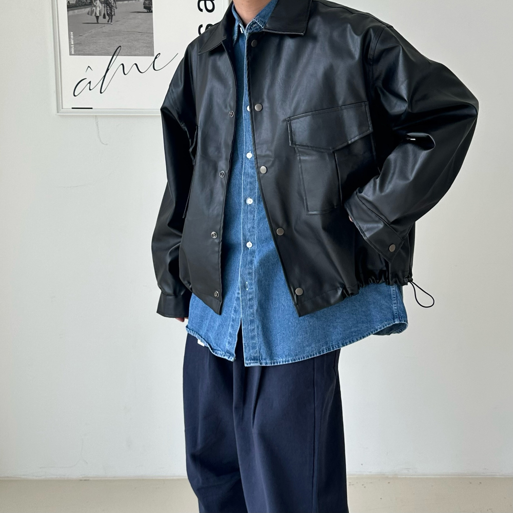 Dahlia - dahl&#39;ia  シープスキン　レザージャケット レザージャケット - CLOSET by Haji(クローゼットバイハジ)