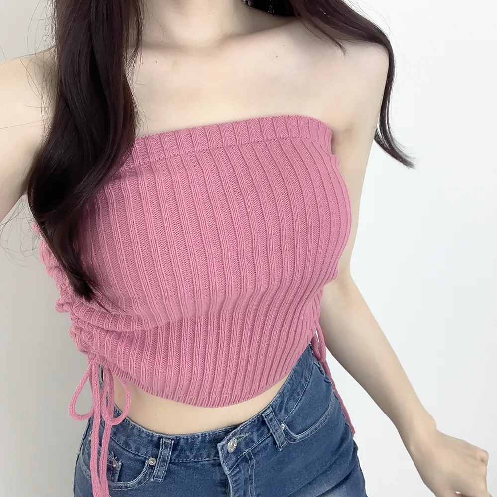 melt the lady drape string tops チューブトップ（meltthelady 