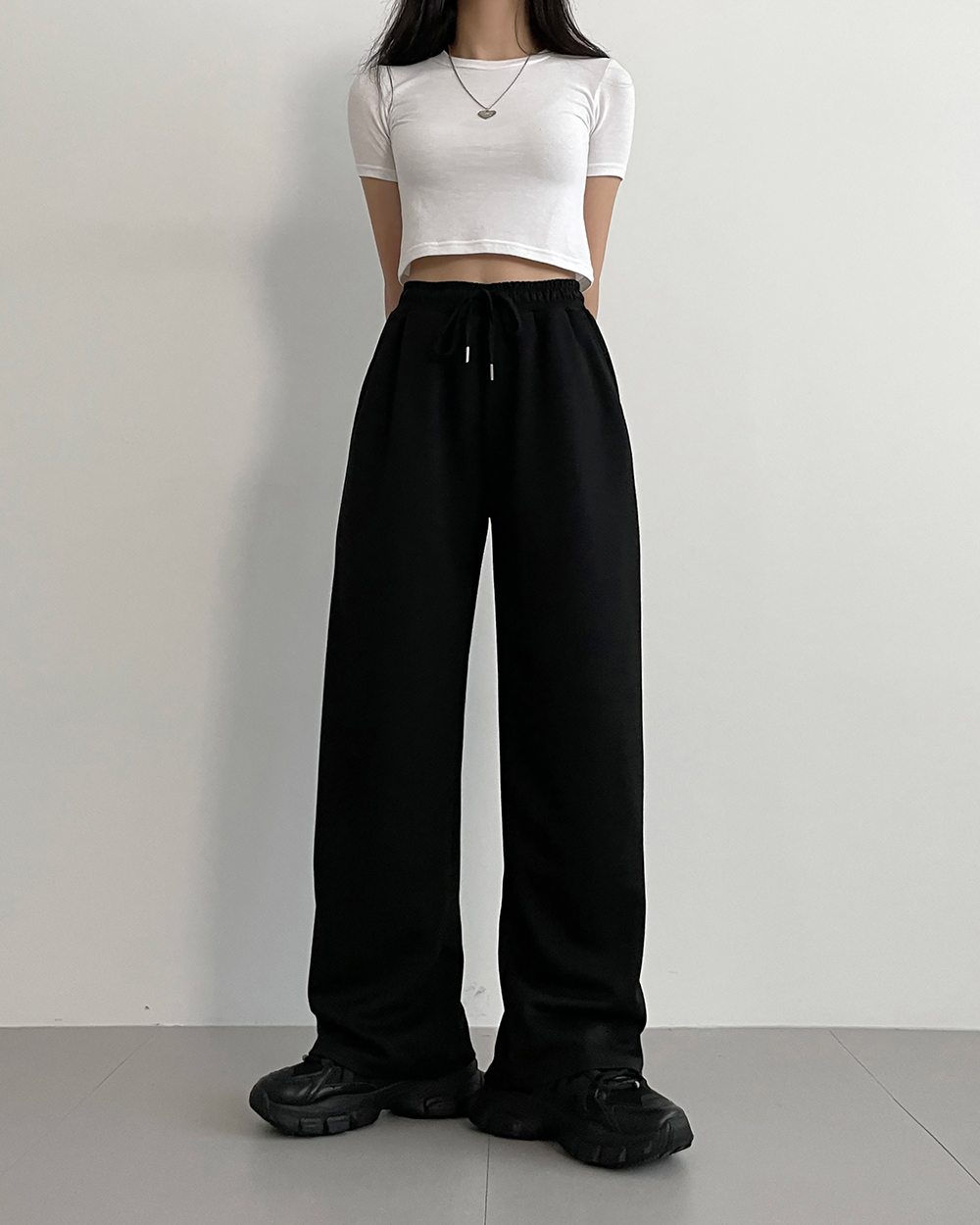 TWN正規品★24AW★Copper ピグメントワイドスウェットパンツ 2TYPEワイドスウェットパンツ | レディースファッション通販