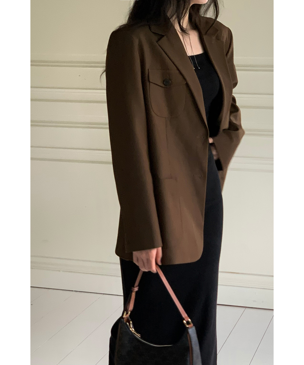 TODAYFUL⭐️ブラウン テーラードジャケット TODAYFUL 「TODAYFUL」 テーラードジャケット 36inch ブラウン