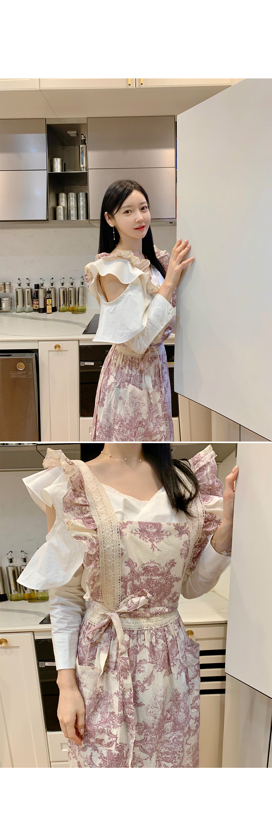 トワルドジュイレースフリルエプロン | レディースファッション