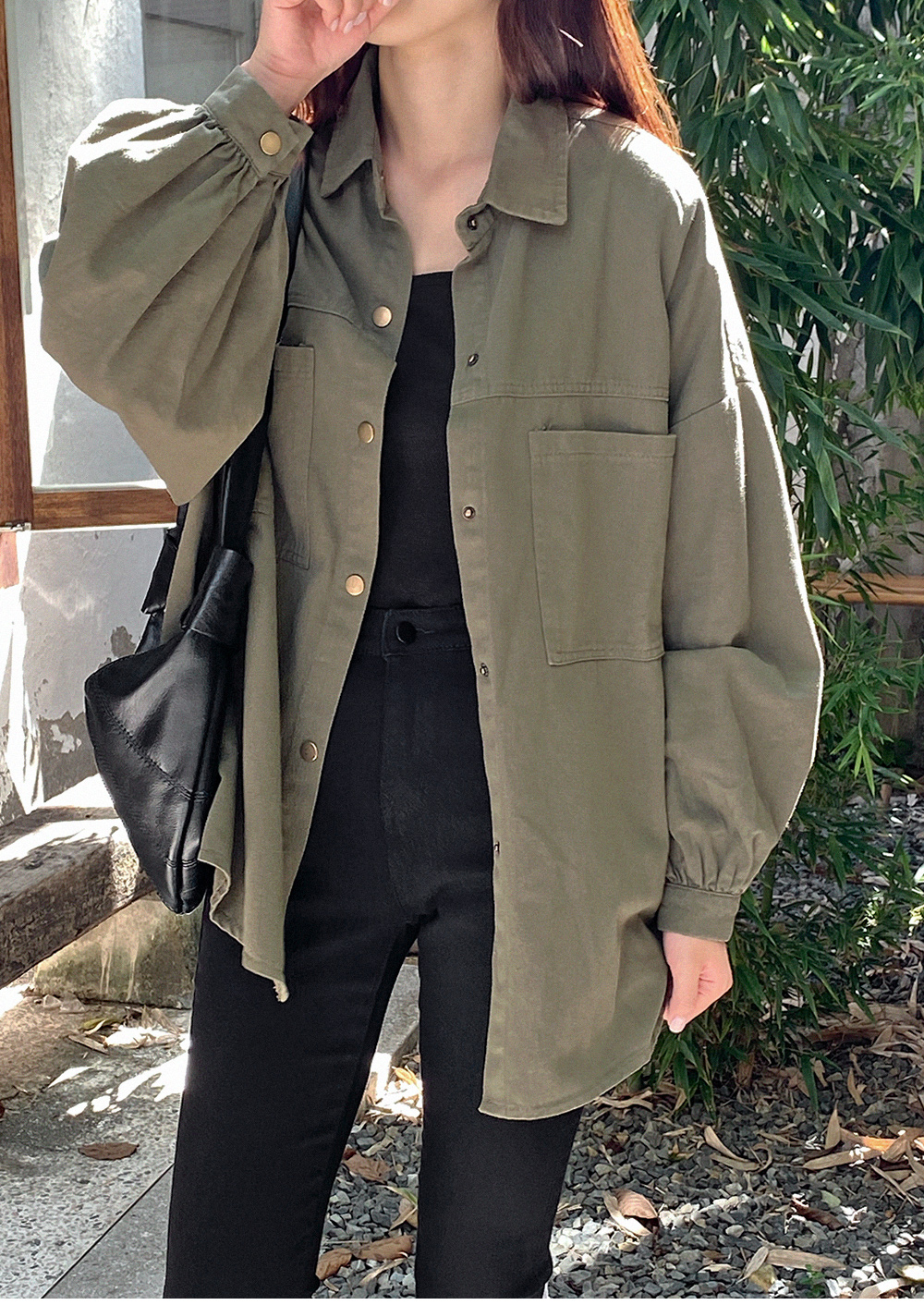 Paddyhill Dot Button パフスリーブ ジャケット 1709873_info_8FB676A8-EDA0-