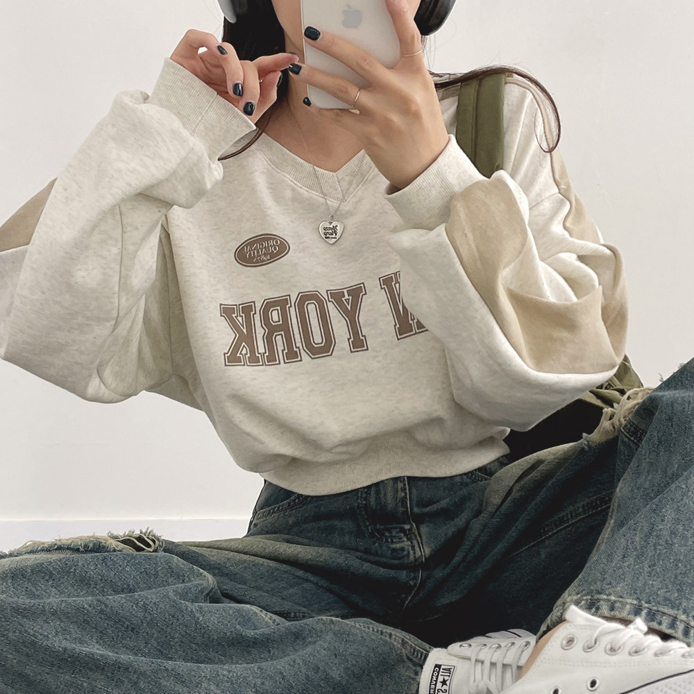 クロップド1987スウェット | レディースファッション通販 - DHOLIC