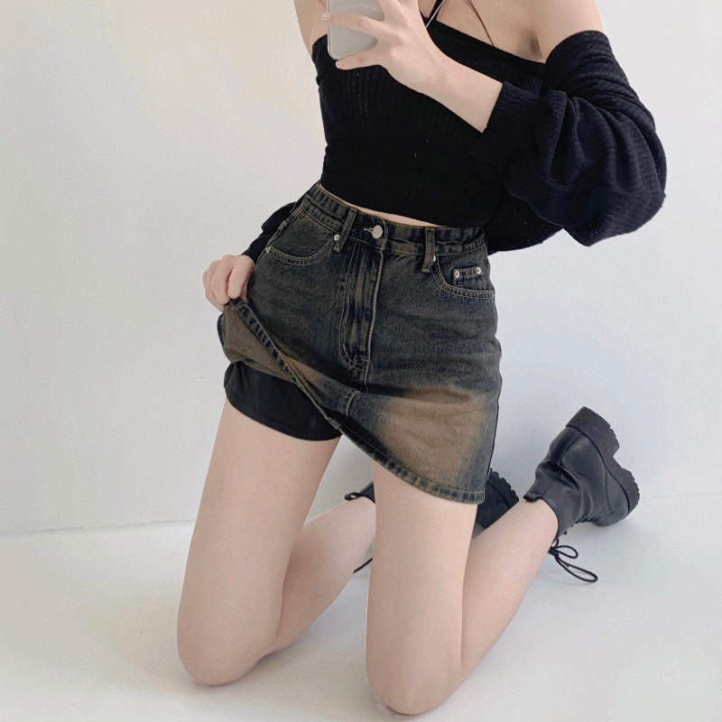 当時物 CECIL McBEE デニムショートパンツ y2k ミニスカート 当時物 CECIL McBEE デニムショートパンツ y2k ミニスカート