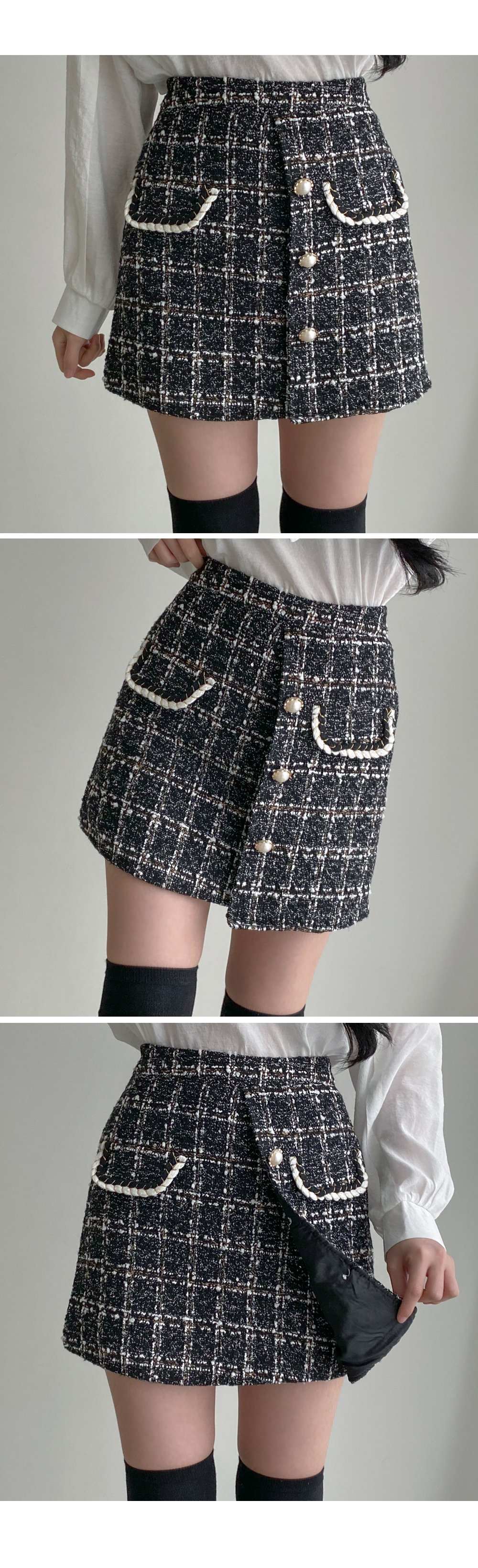 グリッターツイードジャケット&ミニスカートSET | レディース