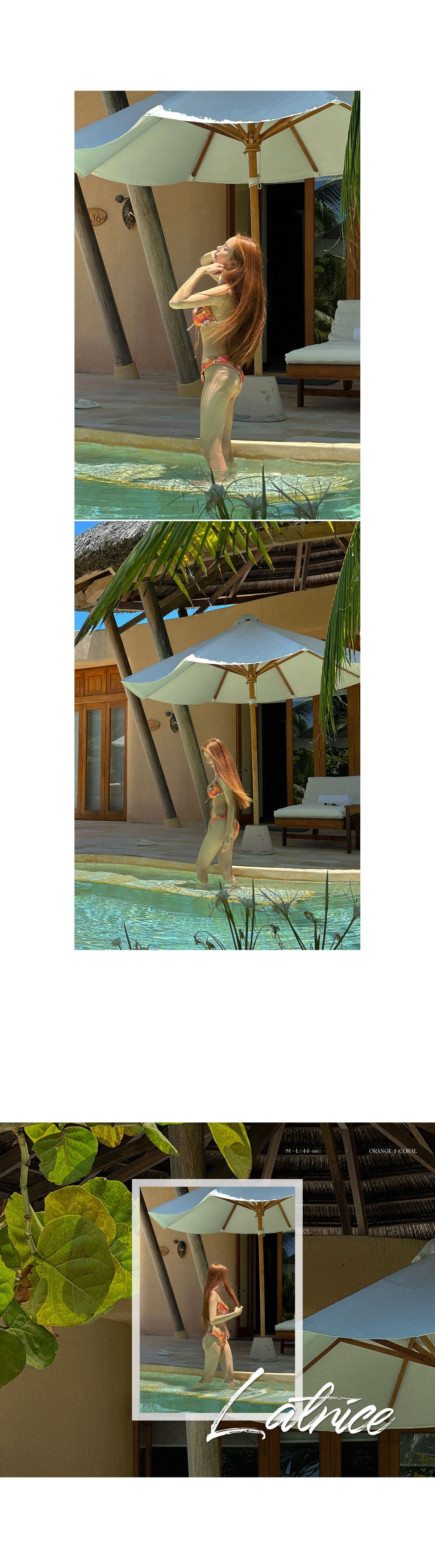 フラワーパターンビキニ | レディースファッション通販 - DHOLIC