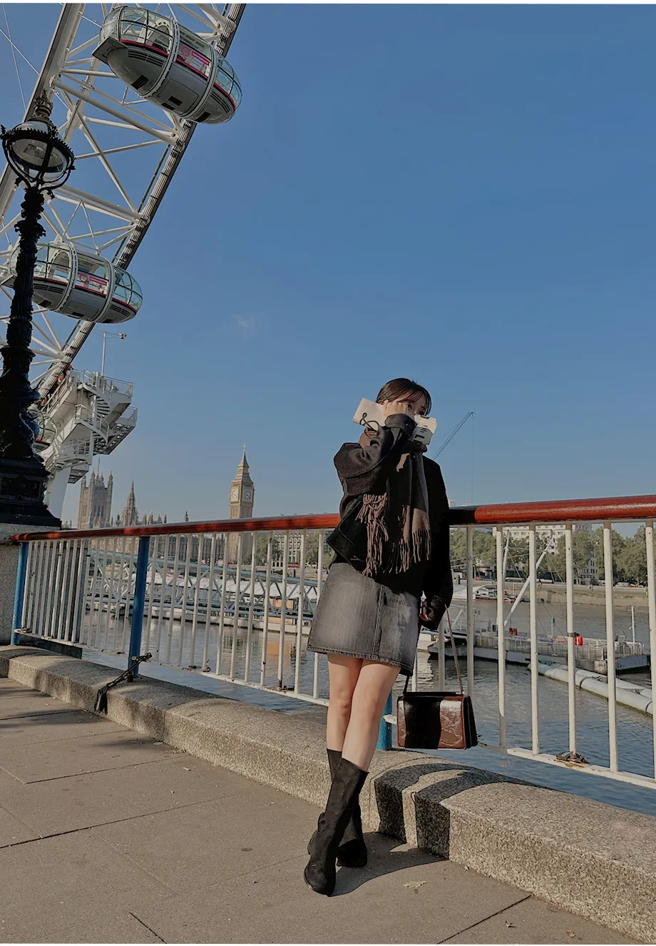 RIRINCO シングルボタンショート丈コート