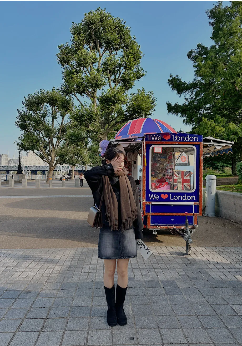 RIRINCO シングルボタンショート丈コート