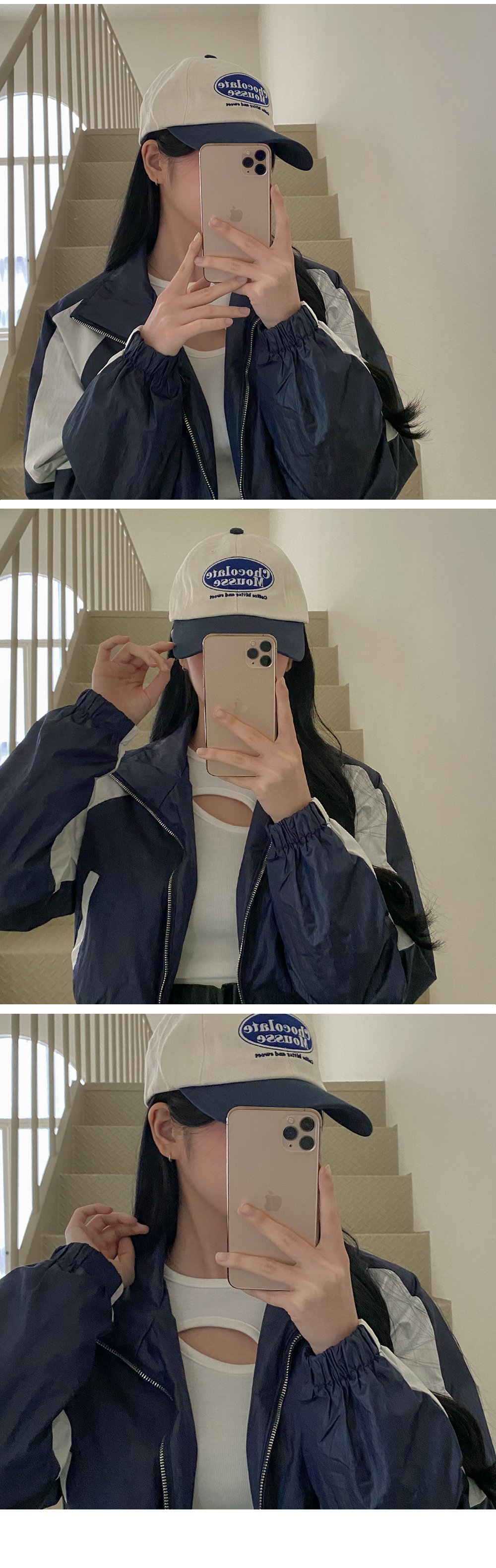 オーバーサイズ MA−1 Dholicやstylenandaが好きな方 ハイネック配色ジャンパー | レディースファッション通販 - DHOLIC