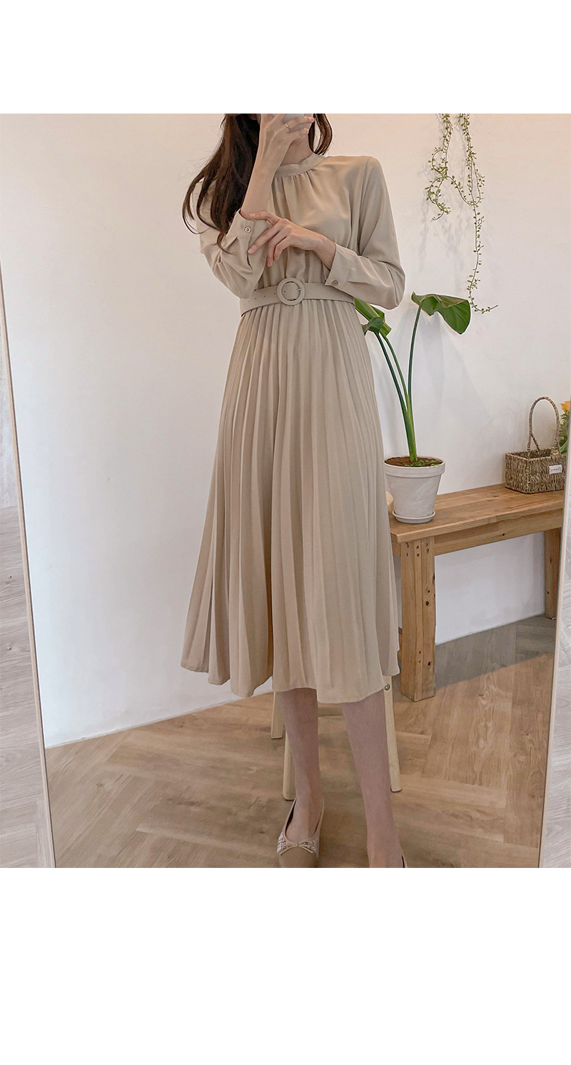 シフォンプリーツワンピース | レディースファッション通販 - DHOLIC
