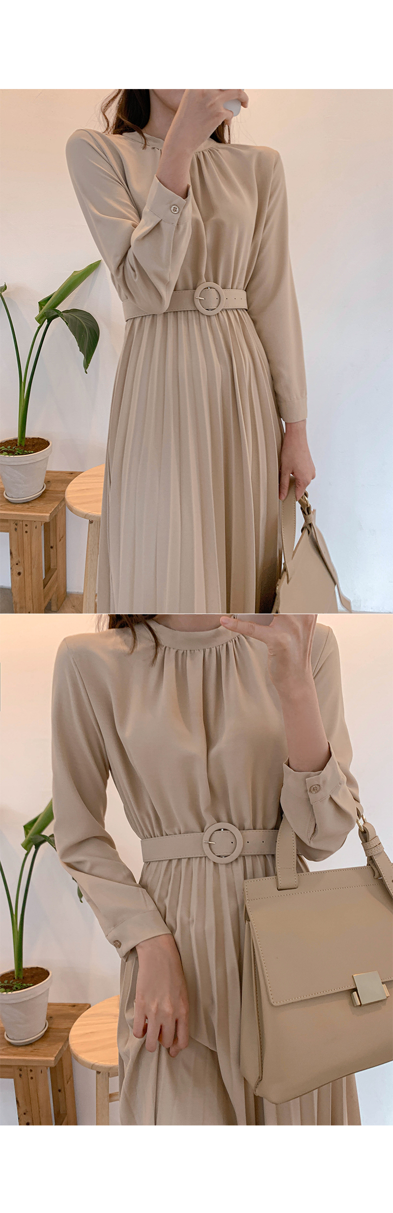 シフォンプリーツワンピース | レディースファッション通販 - DHOLIC