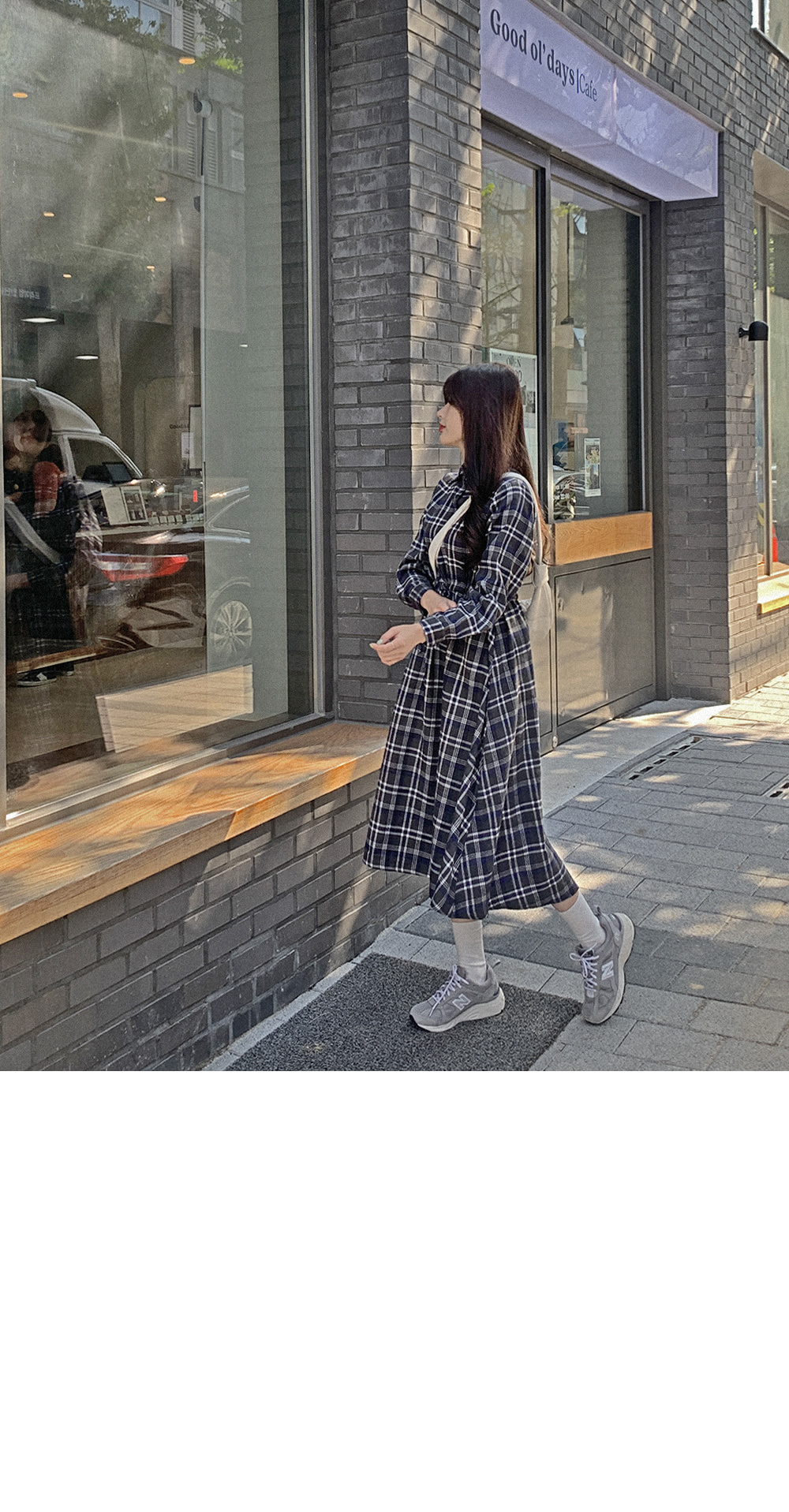 ドロストチェックシャツワンピース | レディースファッション通販 - DHOLIC