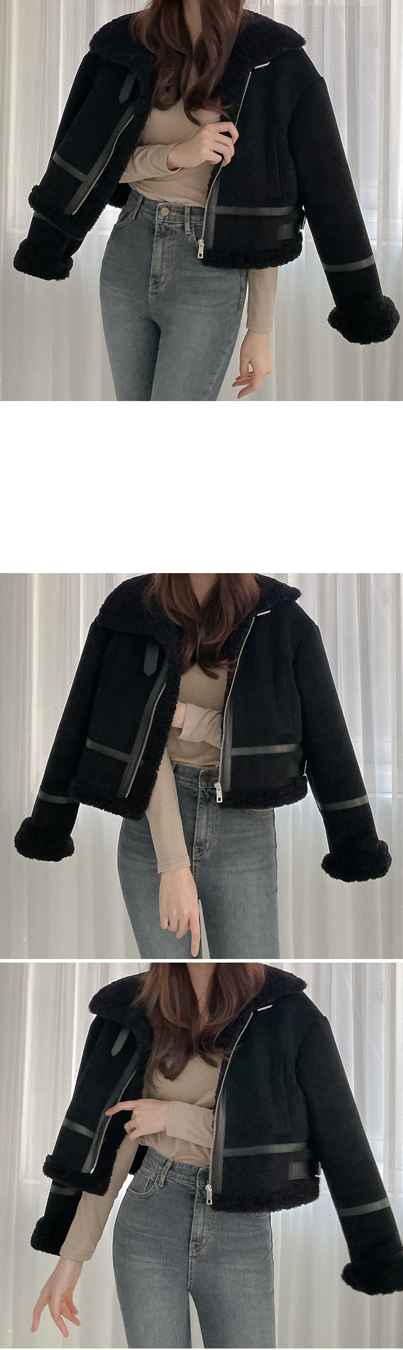エコムートンクロップドジャケット ECO MOUTON JACKET｜HELIOPOLE｜HÉLIOPÔLE（エリオポール）公式