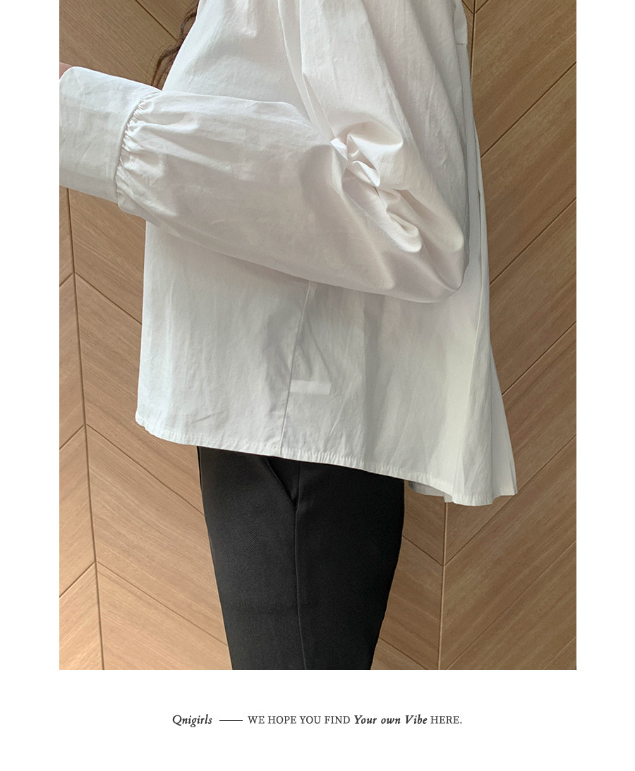 バックプリーツシャツブラウス | レディースファッション通販