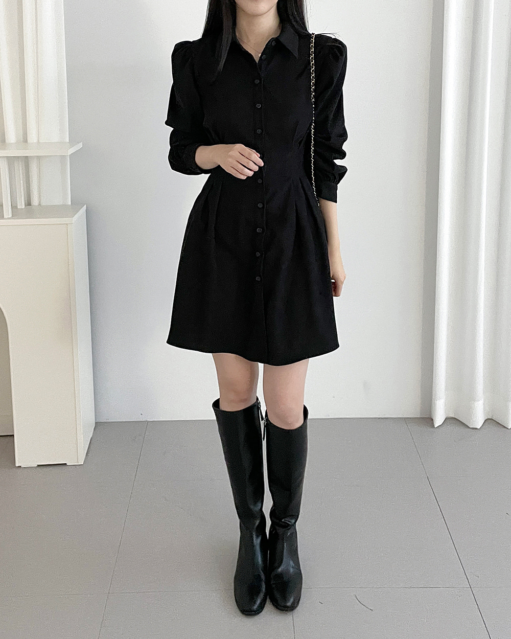 FR2梅 黒いコーデュロイミニワンピース F FR2梅 黒いコーデュロイミニワンピース F FR2梅 黒いコーデュロイミニ