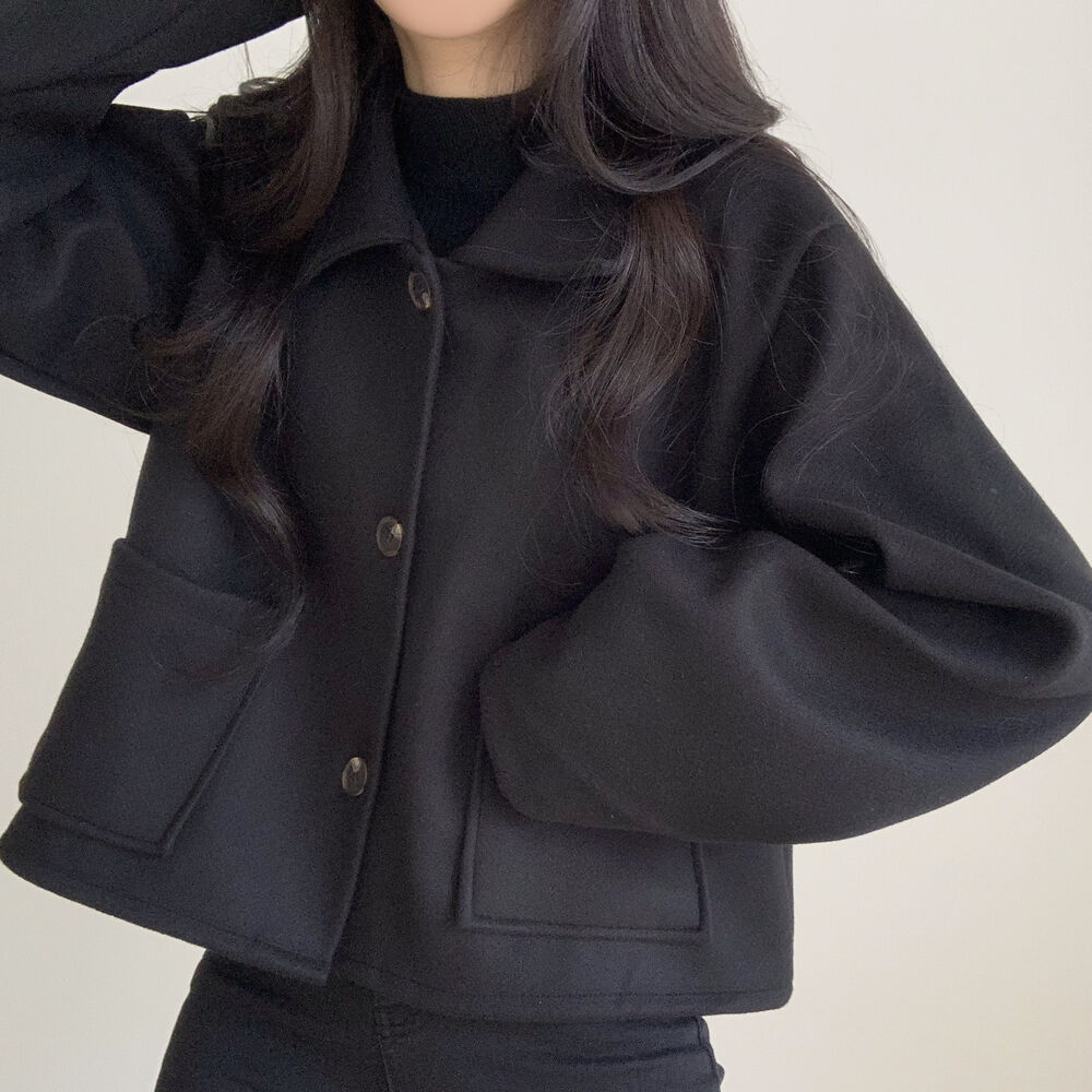 カラーボタンクロップドジャケット | レディースファッション通販 - DHOLIC