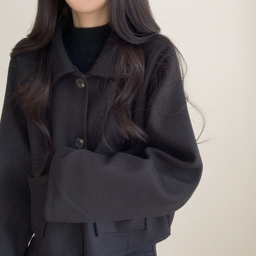 カラーボタンクロップドジャケット | レディースファッション通販 - DHOLIC