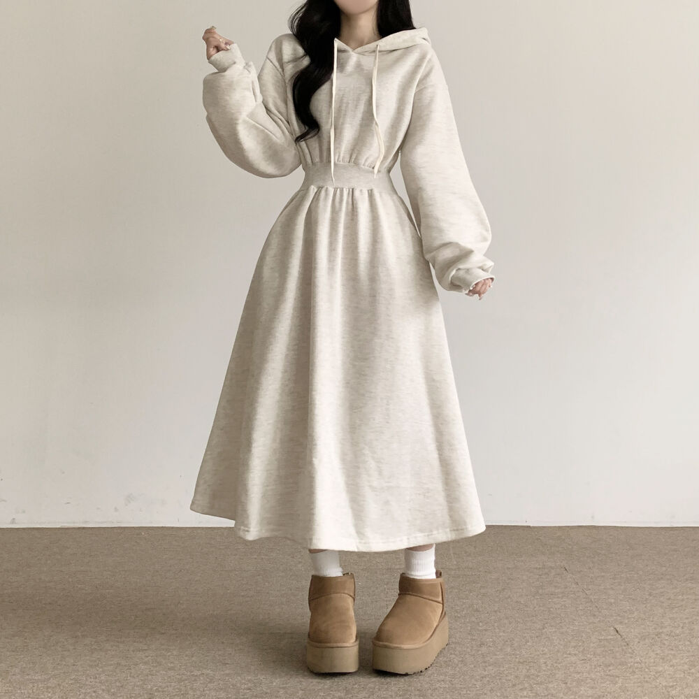 未使用✨モラビト　6.6万　薄手ウール ロングパーカー　ワンピース　エクリュ　M 未使用✨モラビト 6.6万 薄手ウール ロングパーカー ワンピース