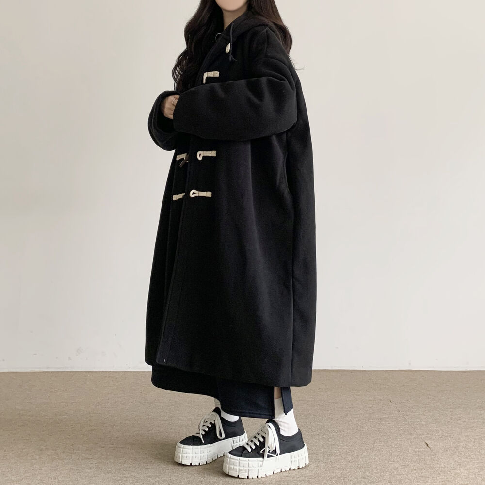 フードトグルボタンロングコート | レディースファッション通販 - DHOLIC