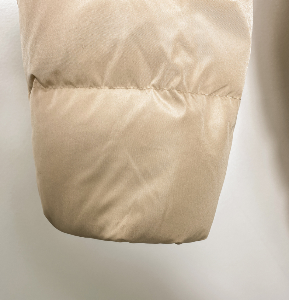 フォックスファー　ジャンパー　難あり　最終価格です！ フォックスファーフードスリットダウンロングジャンパー