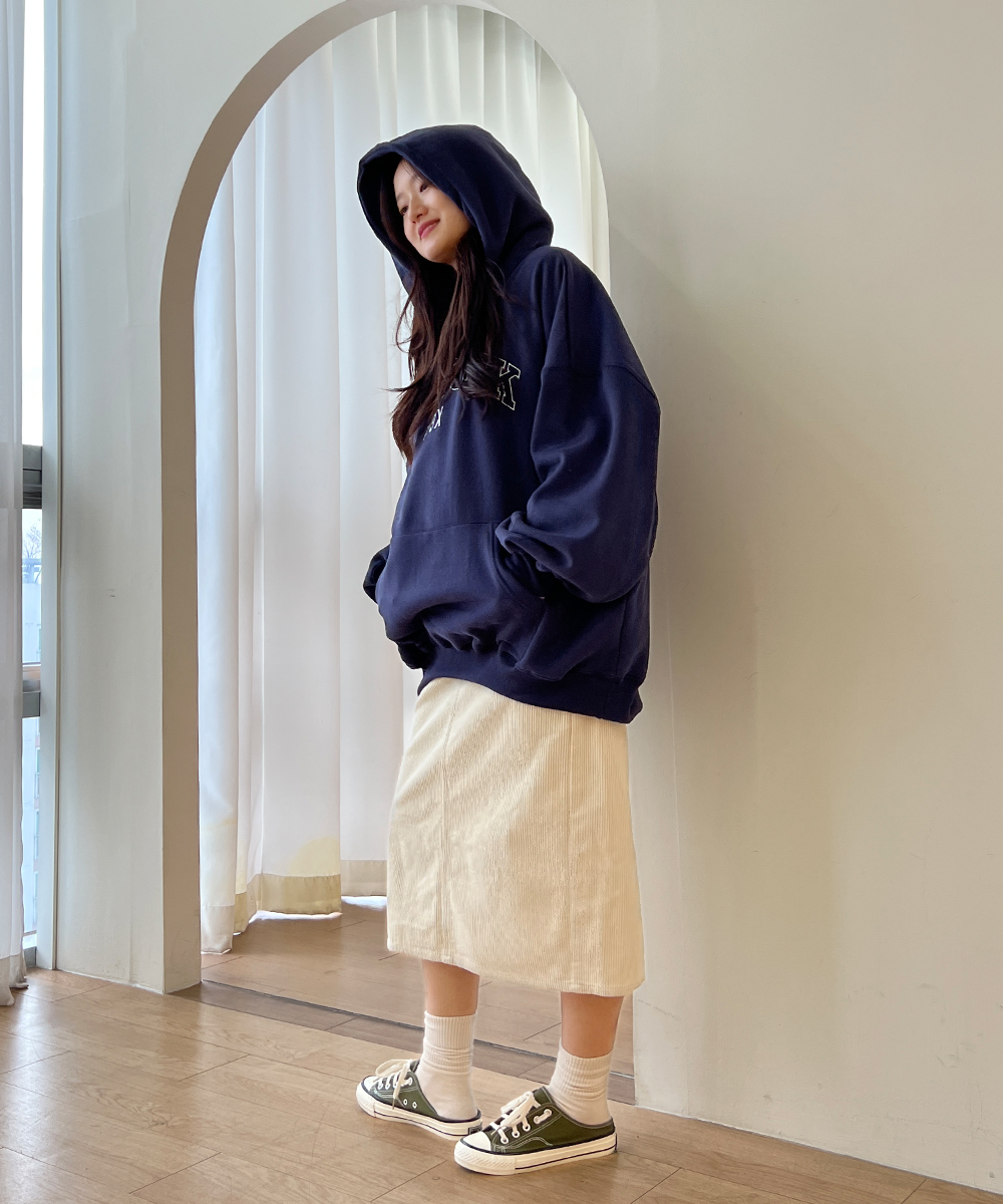 裏起毛マフポケNYパーカー | レディースファッション通販 - DHOLIC