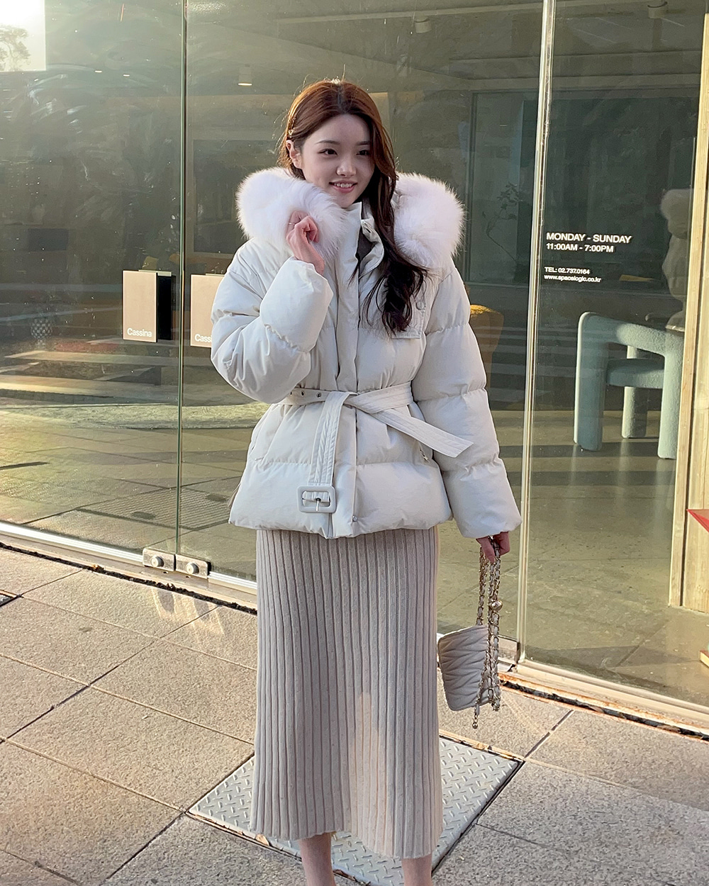 エコファーフードウェルロンジップジャンパー | レディース