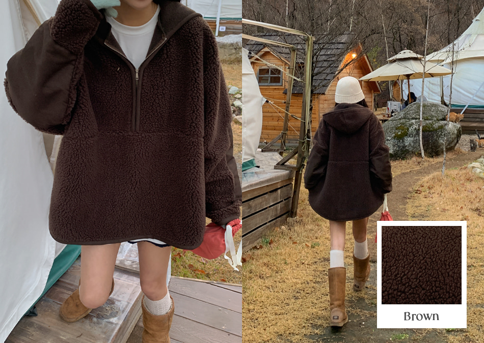 ボアアノラックパーカー | レディースファッション通販 - DHOLIC