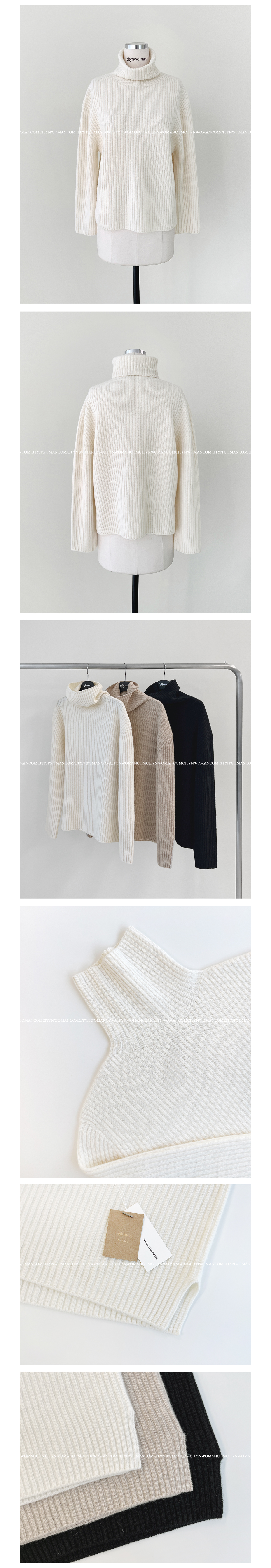 美品▼セオリー//カシミヤ混 ハイネックニット　サイドスリット　リボン付　ブルー セール】Vネック片畦サイドスリットニットプルオーバー
