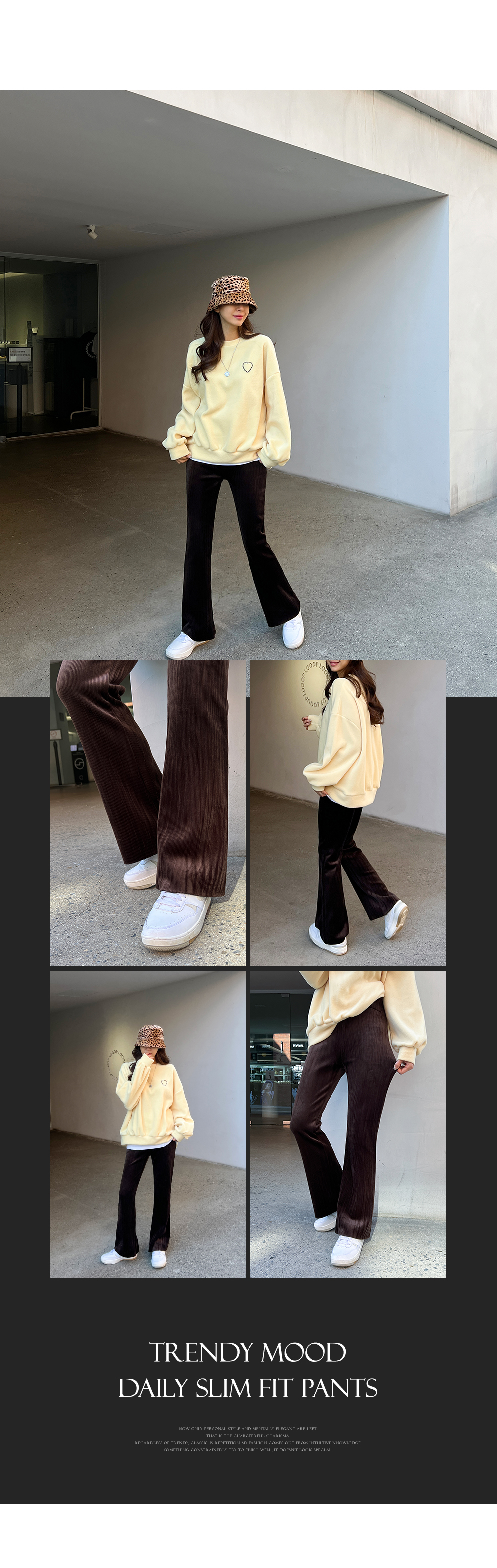 裏起毛フレアベロアパンツ | レディースファッション通販 - DHOLIC