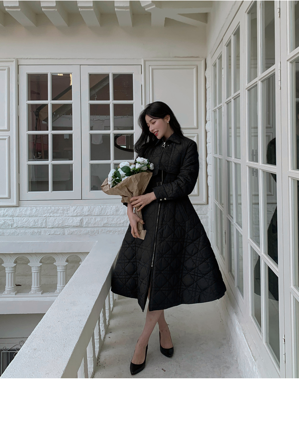 キルティングワンピースジャンパー | レディースファッション通販 - DHOLIC