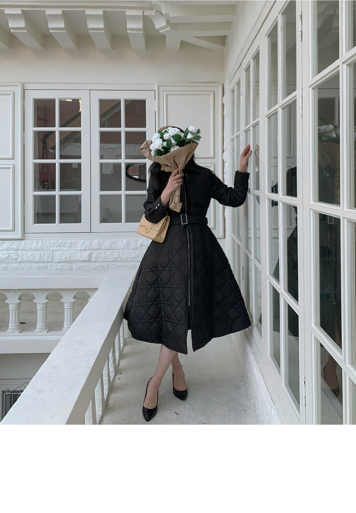 キルティングワンピースジャンパー | レディースファッション通販 - DHOLIC