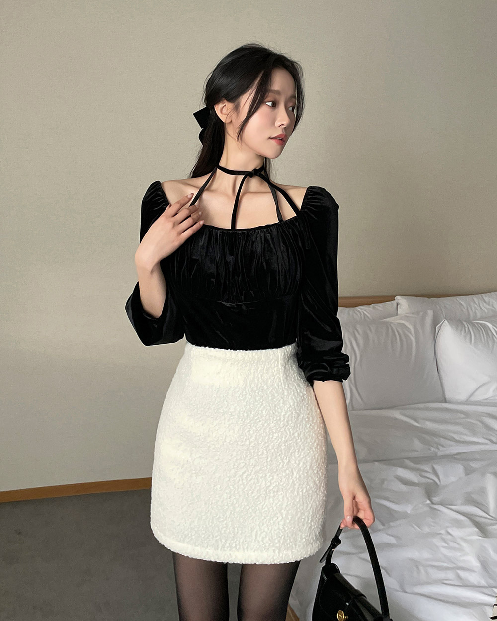 裏起毛ブークレミニスカート | レディースファッション通販 - DHOLIC