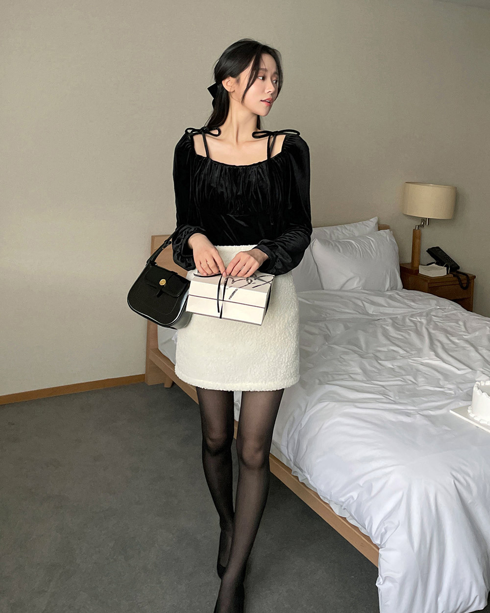 裏起毛ブークレミニスカート | レディースファッション通販 - DHOLIC