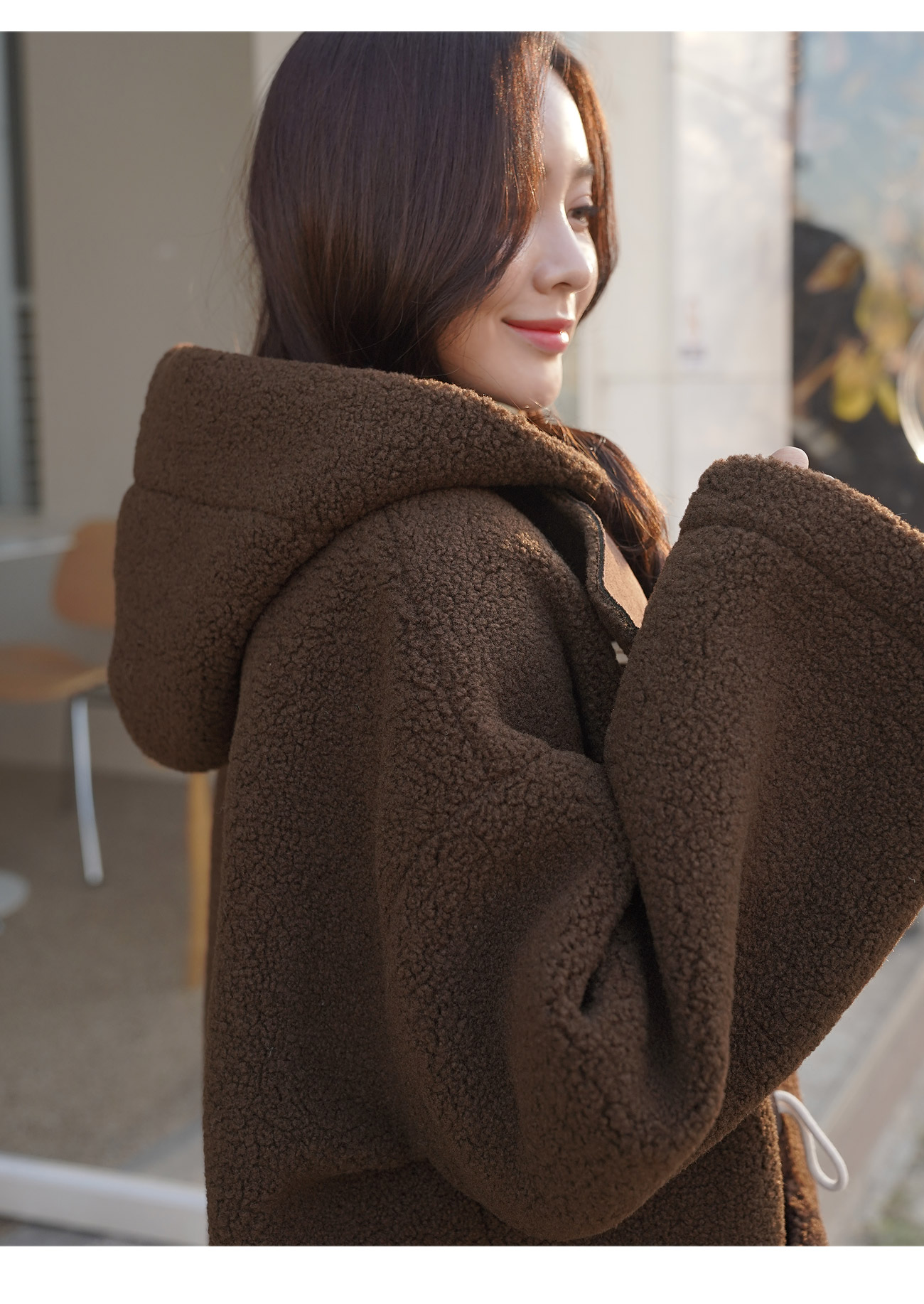 ボアタッチフードダッフルコート | レディースファッション通販 - DHOLIC