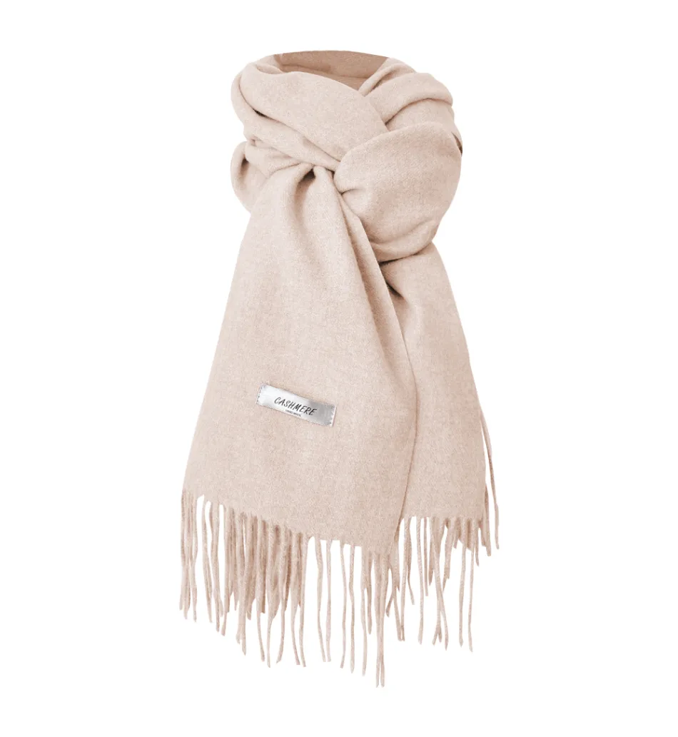 머플러 크림 색상 이미지-S1L23