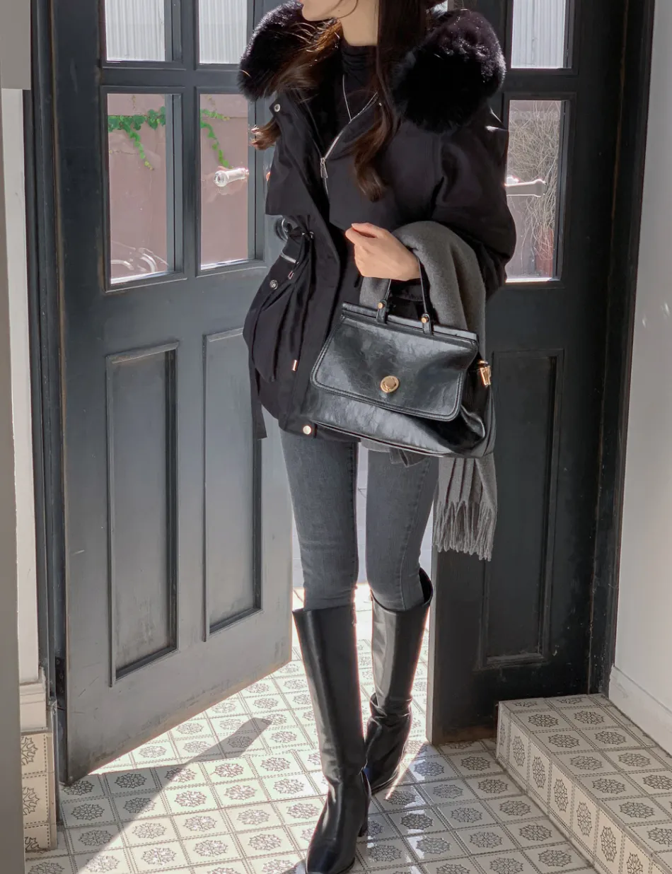 머플러 모델 착용 이미지-S5L44