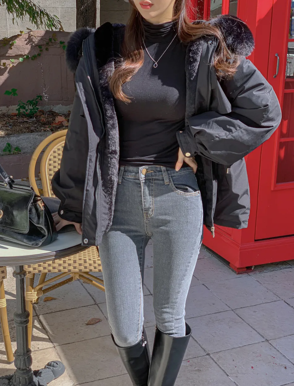 머플러 모델 착용 이미지-S5L48