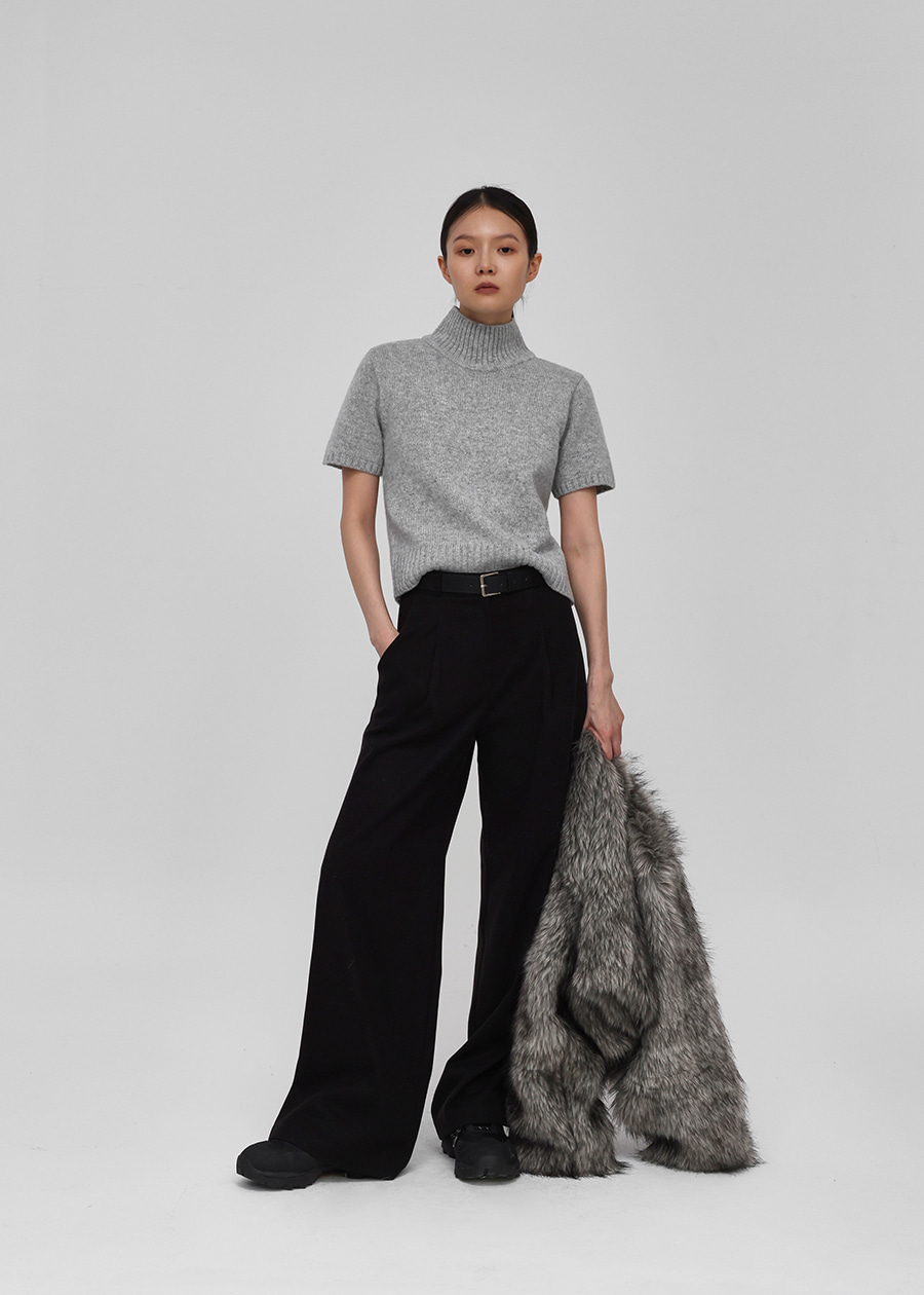 ハイネック半袖ニット | レディースファッション通販 - DHOLIC