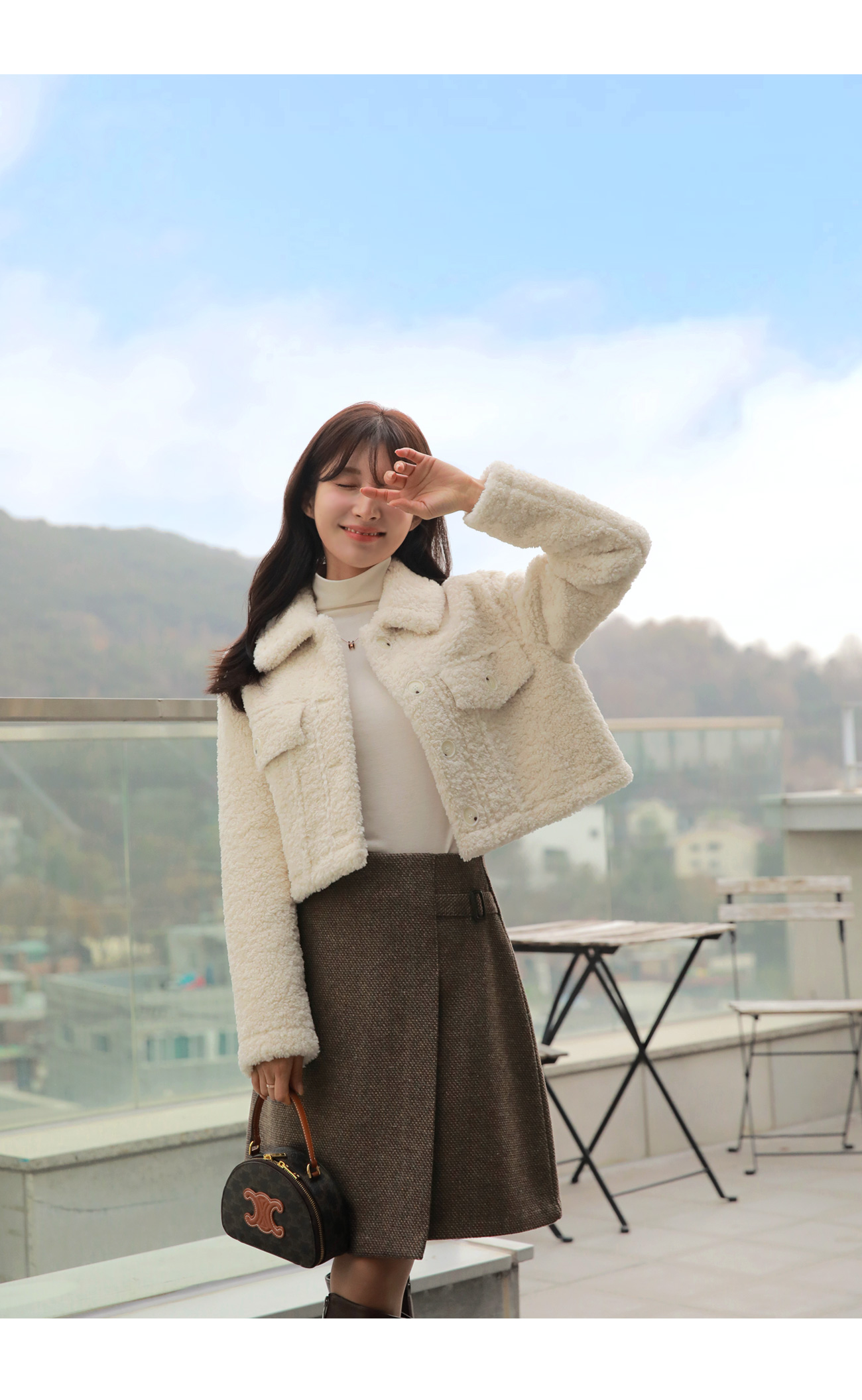 ボアカラージャケット | レディースファッション通販 - DHOLIC