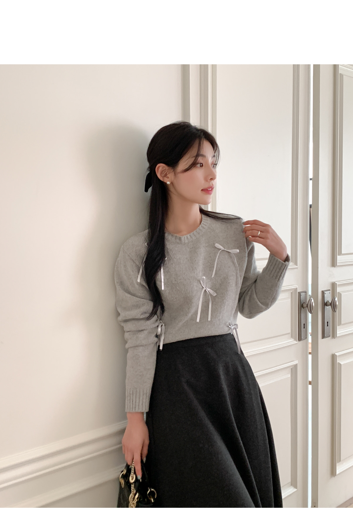 dholic - バックリボンニット ncjc dholic - ncjc バックリボンニットの通販 by Yuki｜ディー